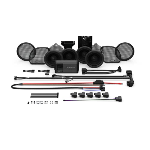 Rockford Fosgate HD14U-STG2 Fairing Speakers, Tour-Pak Speakers and 800-Watt Amplifier Kit for Select 2014+ Harley Davidson Road Glide Ultra & Street Glide Ultra Rockford Fosgate HD14U-STG2 Fairing Speakers, Tour-Pak Speakers and 800-Watt Amplifier Kit for Select 2014+ Harley Davidson Road Glide Ultra & Street Glide Ultra